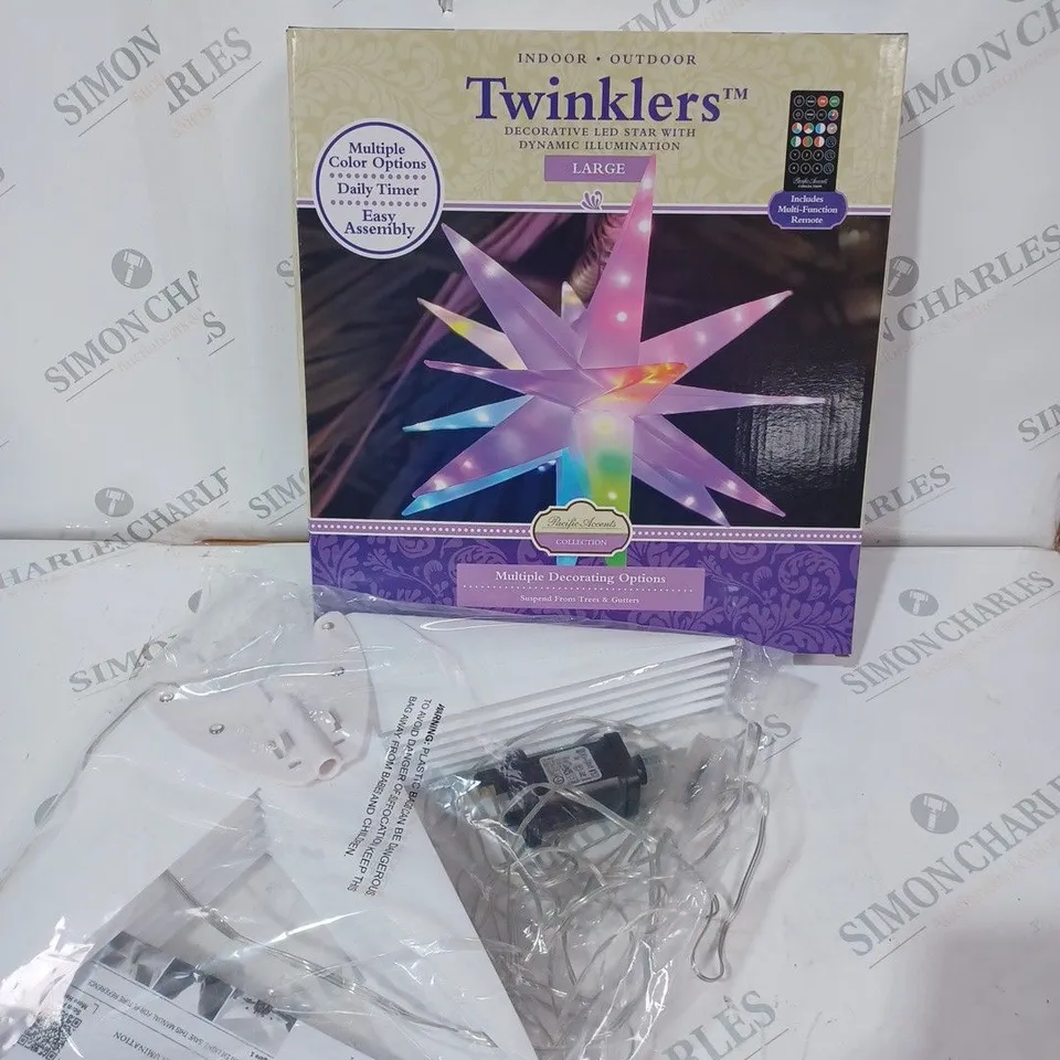 BOXED PACIFIC ACCENTS STAR BURST LIGHT SHOW