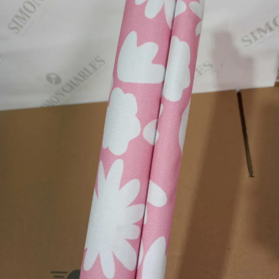 PRETTY PINK FLORAL BLACKOUT ROLLER BLIND RRP £25
