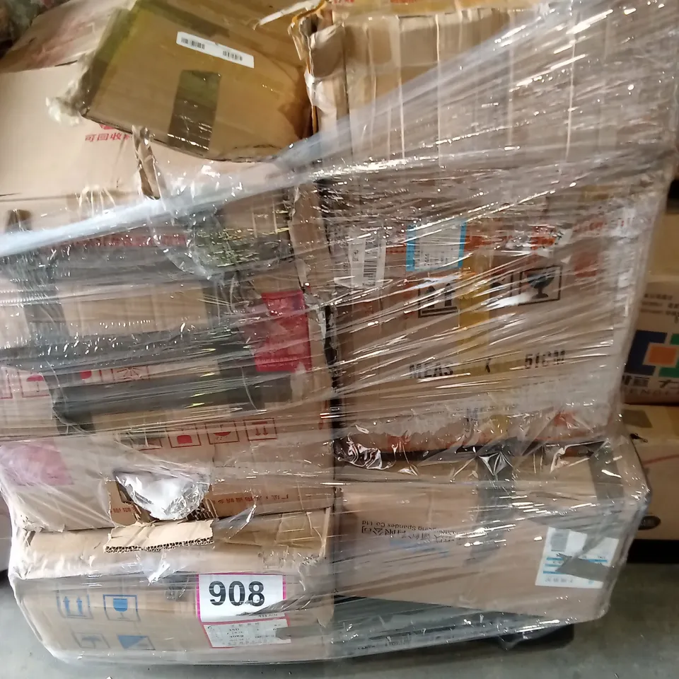 PALLET OF APPROXIMATELY 9 BOXES OF ASSORTED ITEMS TO INCLUDE: LIGHTBULBS, MOTORS AND BABY BOTTLE GRIPPERS ECT