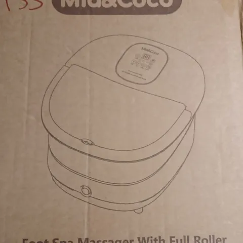 MIA&COCO FOOT SPA MASSAGER WITH FULL ROLLER, HEAT & VIBRATE