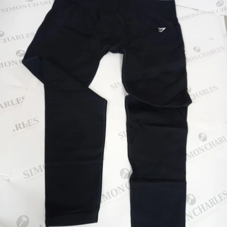 BLACK GYMSHARK LEGGINGS SIZE XXL 