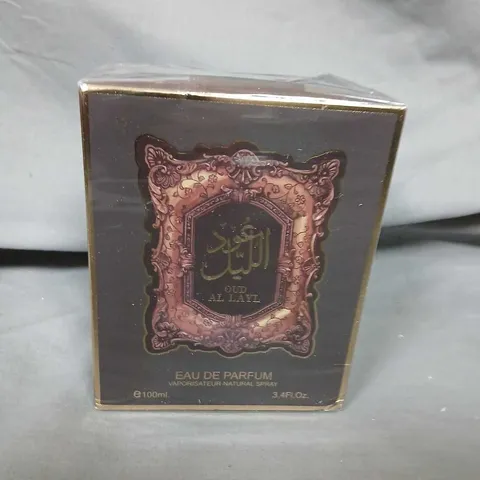 BOXED AND SEALED OUD AL LAYL EAU DE PARFUM 100ML