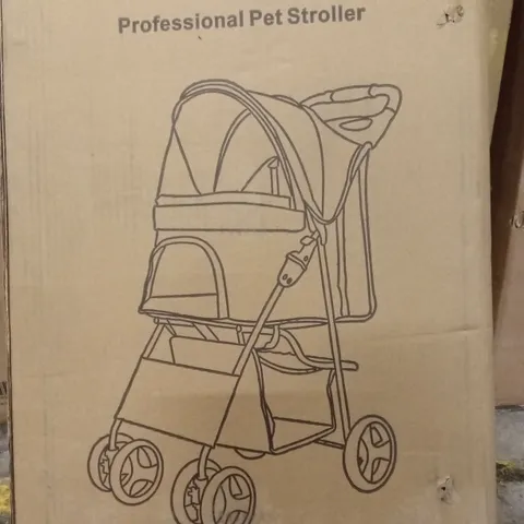 BOXED PROFESSIONAL PET STROLLER 