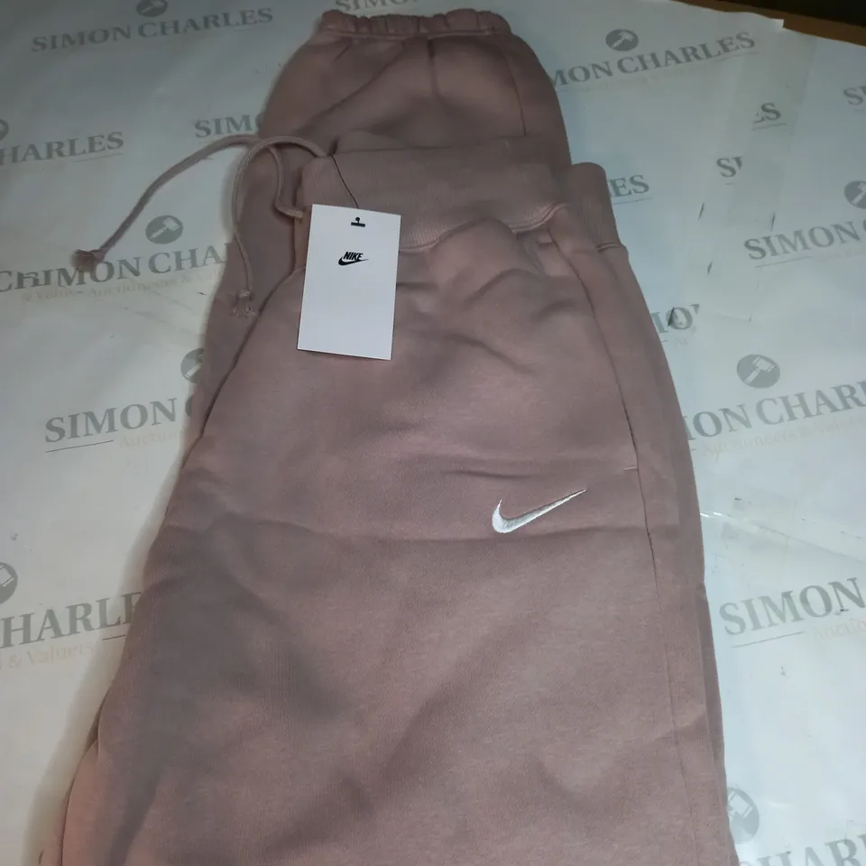 NIKE LOGO FLEECED TRACKSUIT BOTTOMS SIZE S