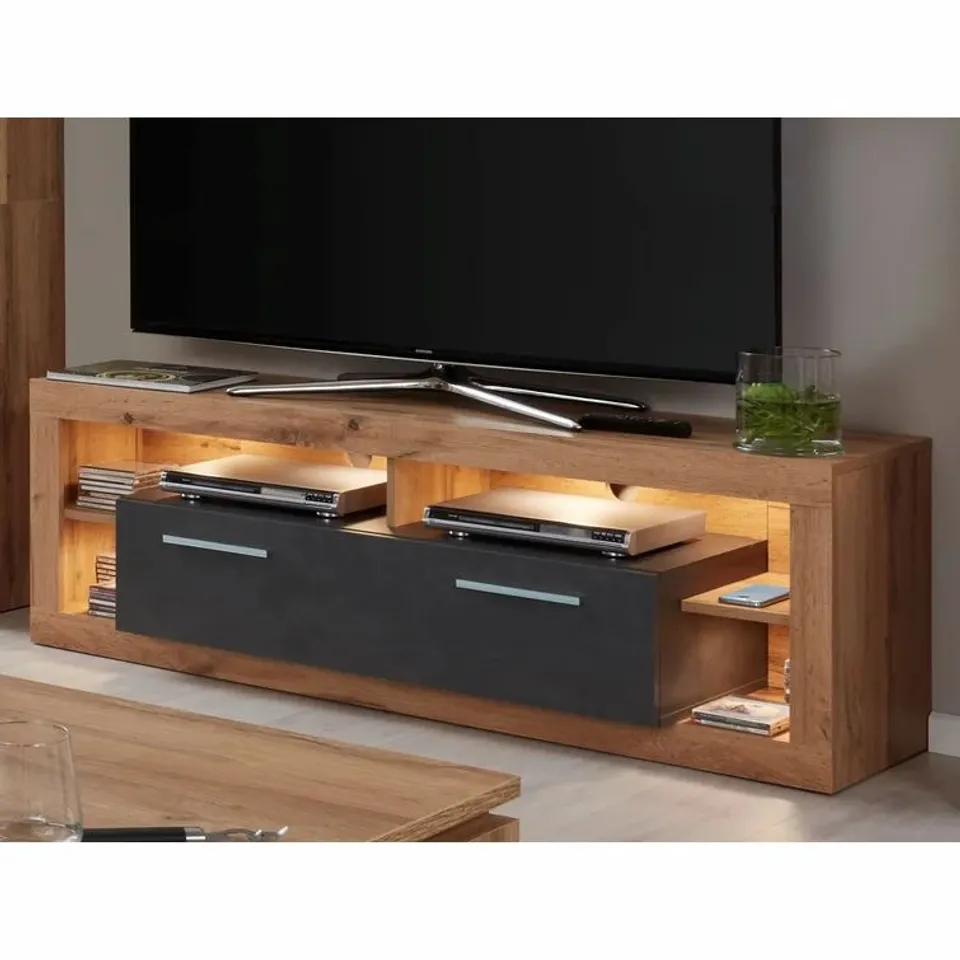 TV STAND FOR TVS UP TO 65" COLOUR OAK 