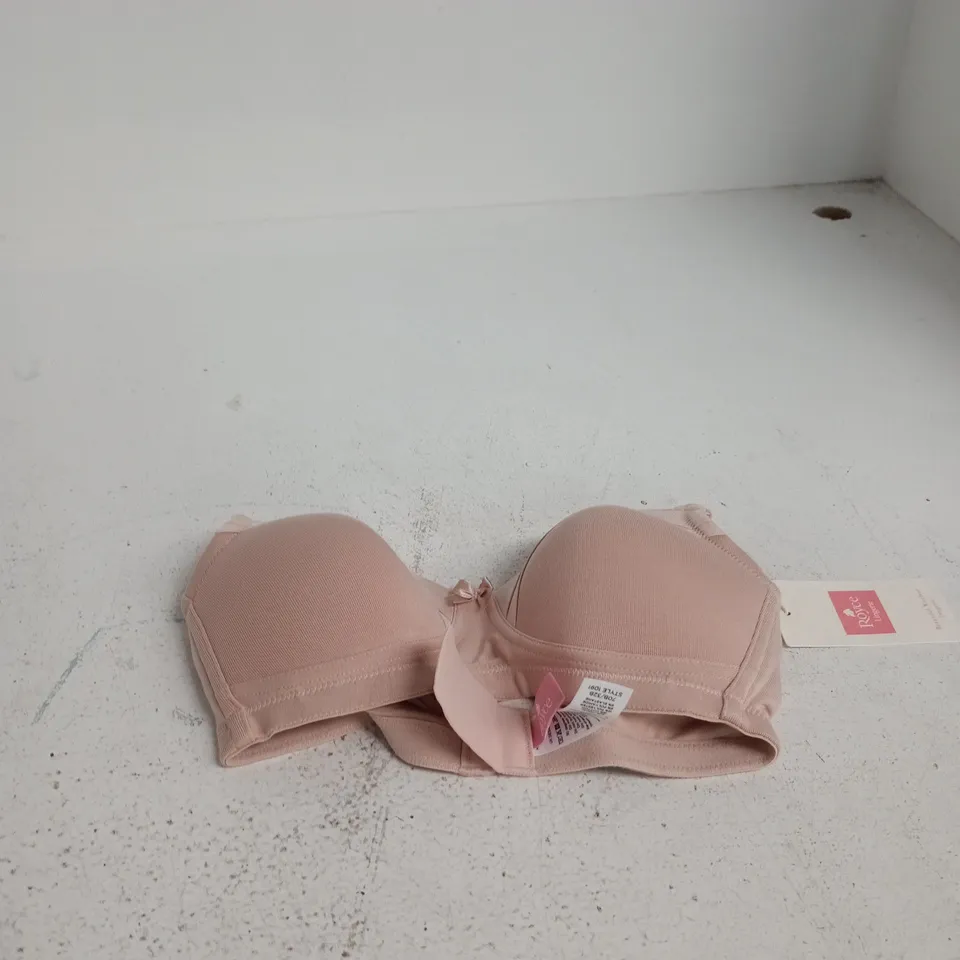 UK 32B ROYCE LINGERIE MAISIE BRA BLUSH – WIREFREE