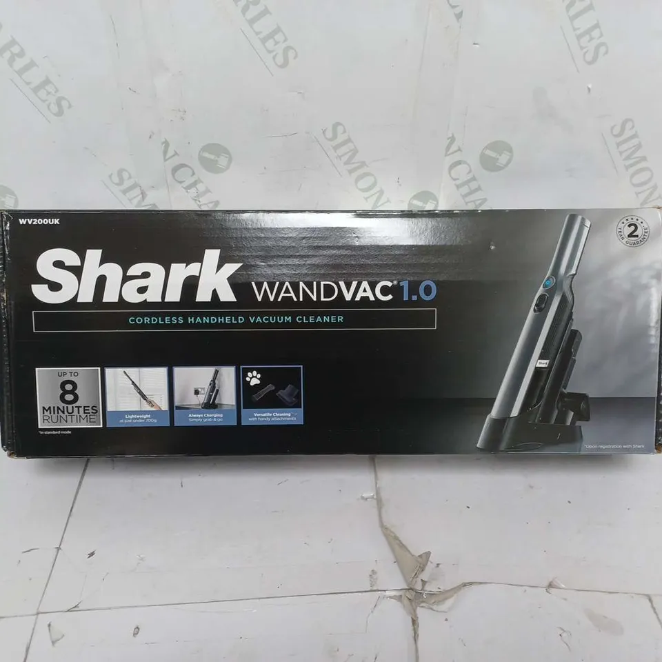 SHARK CORDLESS HANDHELD VACUUM CLEANER WV200UK