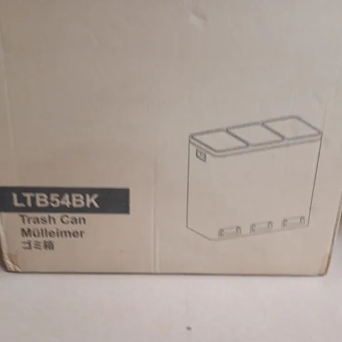 LTB54BK TRASH CAN – 54L, BLACK (BOXED)