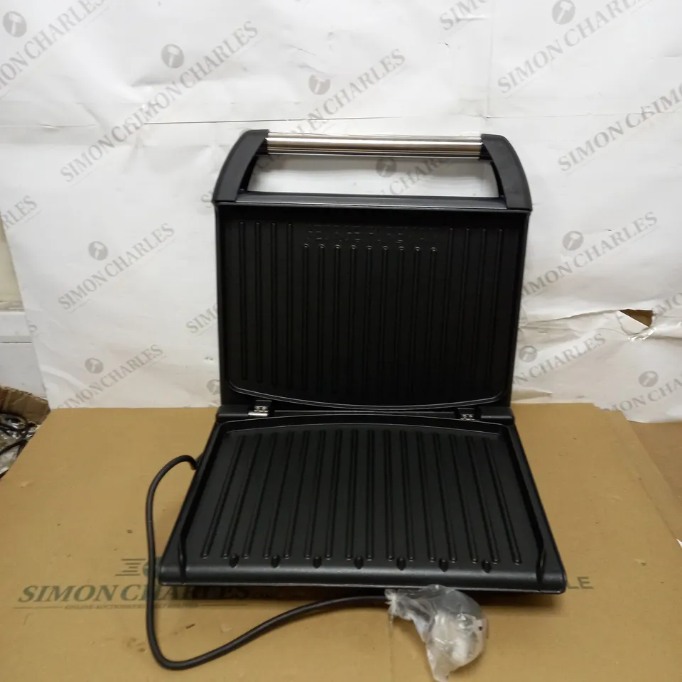 GEORGE FOREMAN LARGE GREY STEEL GRILL 25051