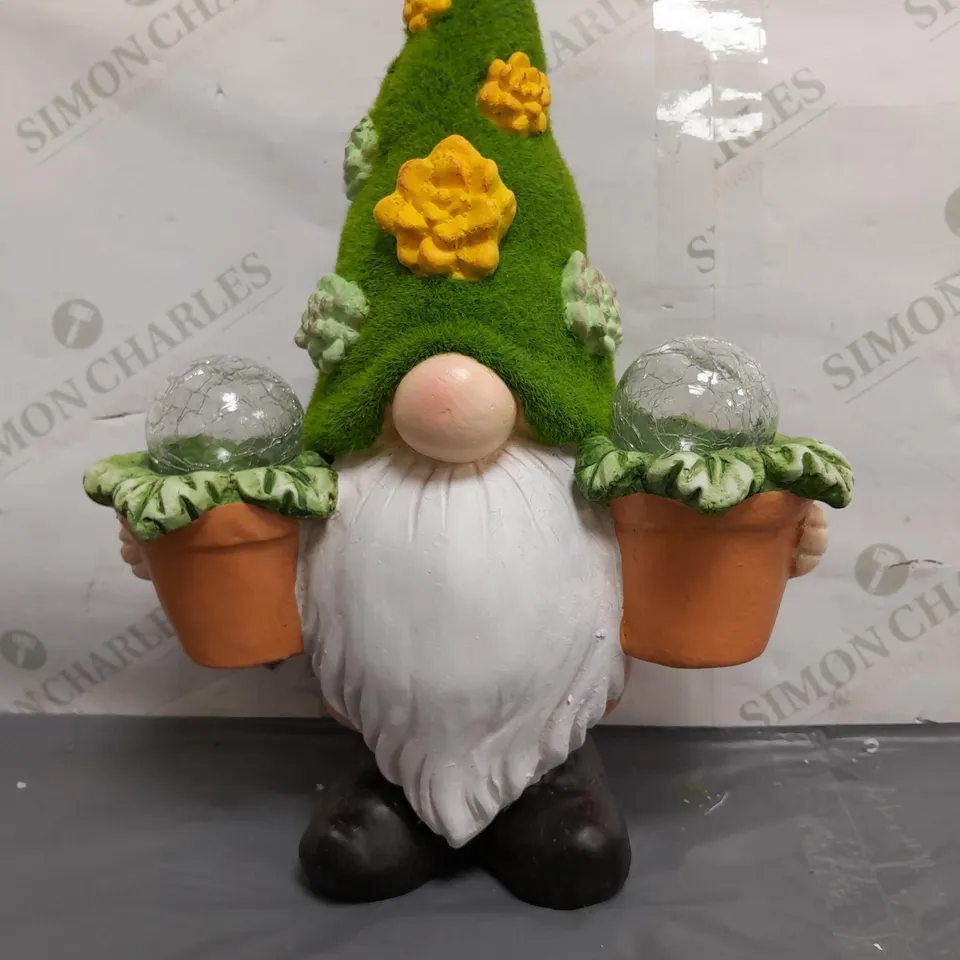 BOXED GARDEN REFLECTIONS SOLAR PLANTPOT GNOME