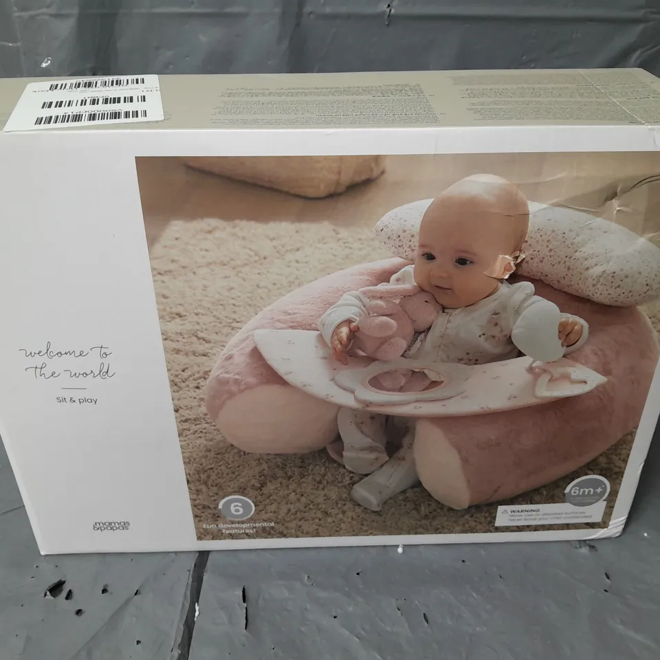 BOXED AND SEALED MAMAS & PAPAS SIT & PLAY - WELCOME TO THE WORLD PINK