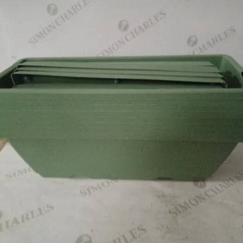 LOT OF 8 PLASTIC WINDOWSILL PLANTERS