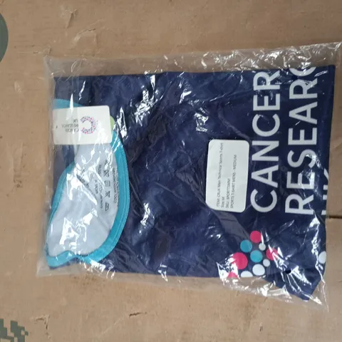 CANCER RESEARCH UK MEN TECHNICAL SPORTS T-SHIRT – SIZE M