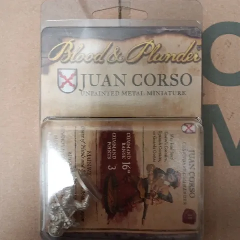 BLOOD & THUNDER JUAN CORSO UNPAINTED METAL MINIATURE
