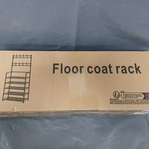 BOXED FLOOR COAT RACK