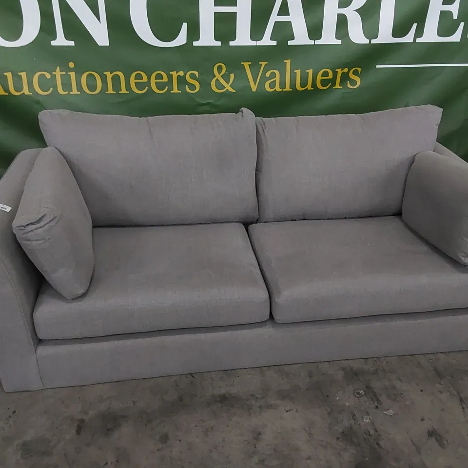 DESIGNER 3 SEATER SOFA WITH SIDE CUSHIONS 