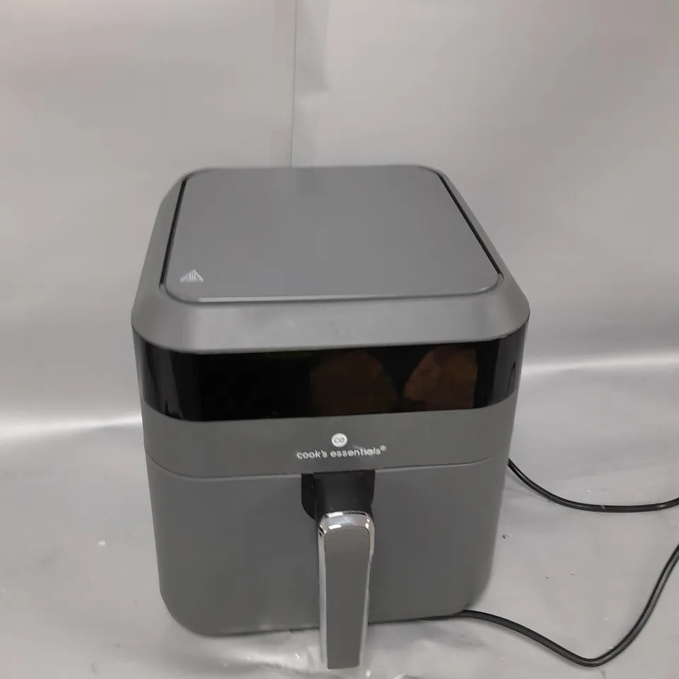 COOK'S ESSENTIALS 5.8L AIR FRYER IN SLATE GREY