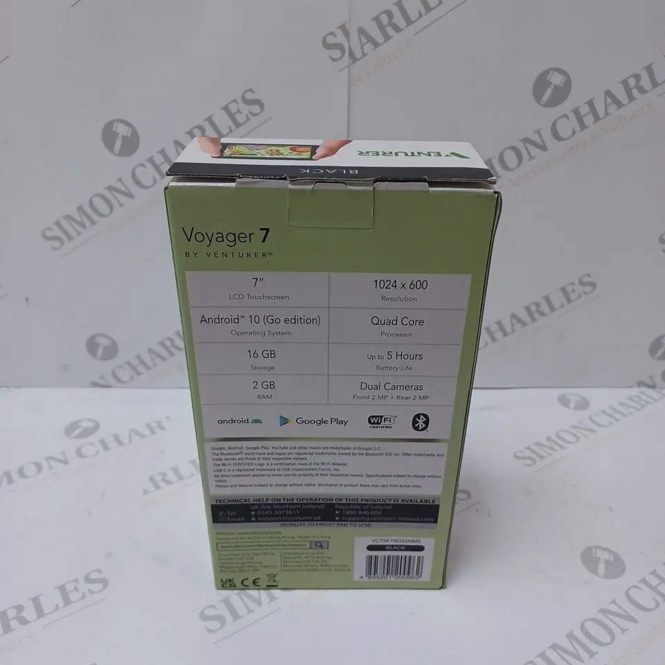 BRAND NEW BOXED VENTURER VOYAGER 7 TABLET - BLACK 