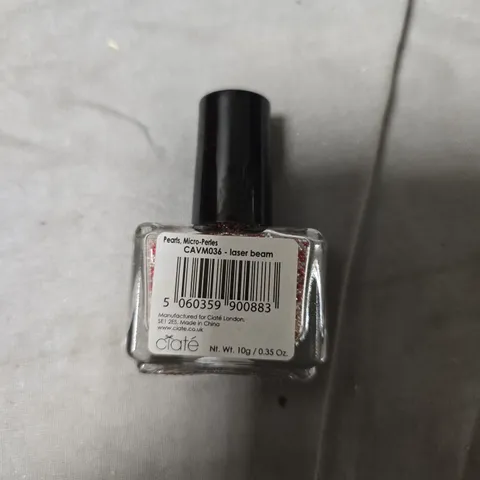 CIATÉ LONDON MINI NAIL POLISH – LASER BEAM GLITTER RED (PEARLS, MICRO-PERLES) – 144 PACK