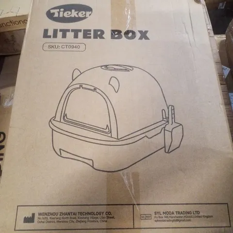 BOXED TIEKER LITTER BOX - GREEN
