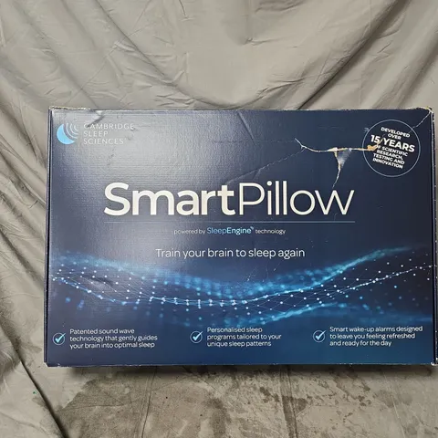 CAMBRIDGE SLEEP SCIENCES SMART PILLOW BOXED