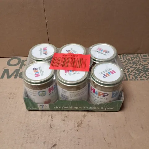 HIPP ORGANIC RICE PUDDING WITH APPLE & PEAR – 6 X 160G