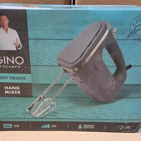 BOXED GINO DACAMPO SOFT TOUCH HAND MIXER