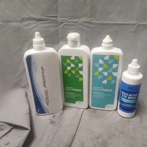 APPROXIMATELY 15 ASSORTED EYE SOLUTIONS TO INCLUDE SPECSAVERS EASYVISION, EVERCLEAR REFRESH, ETC - COLLECTION ONLY