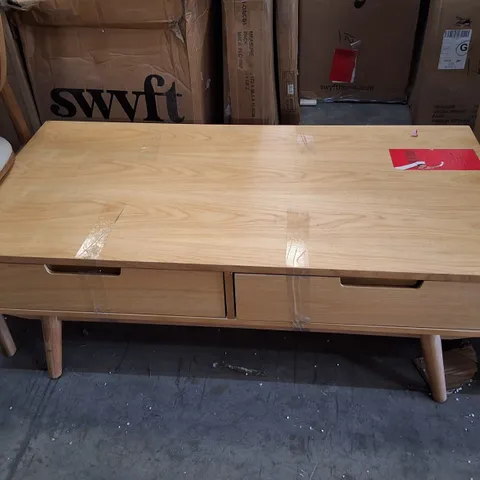 SWYFT 4 DRAWER COFFEE TABLE 01 - OAK