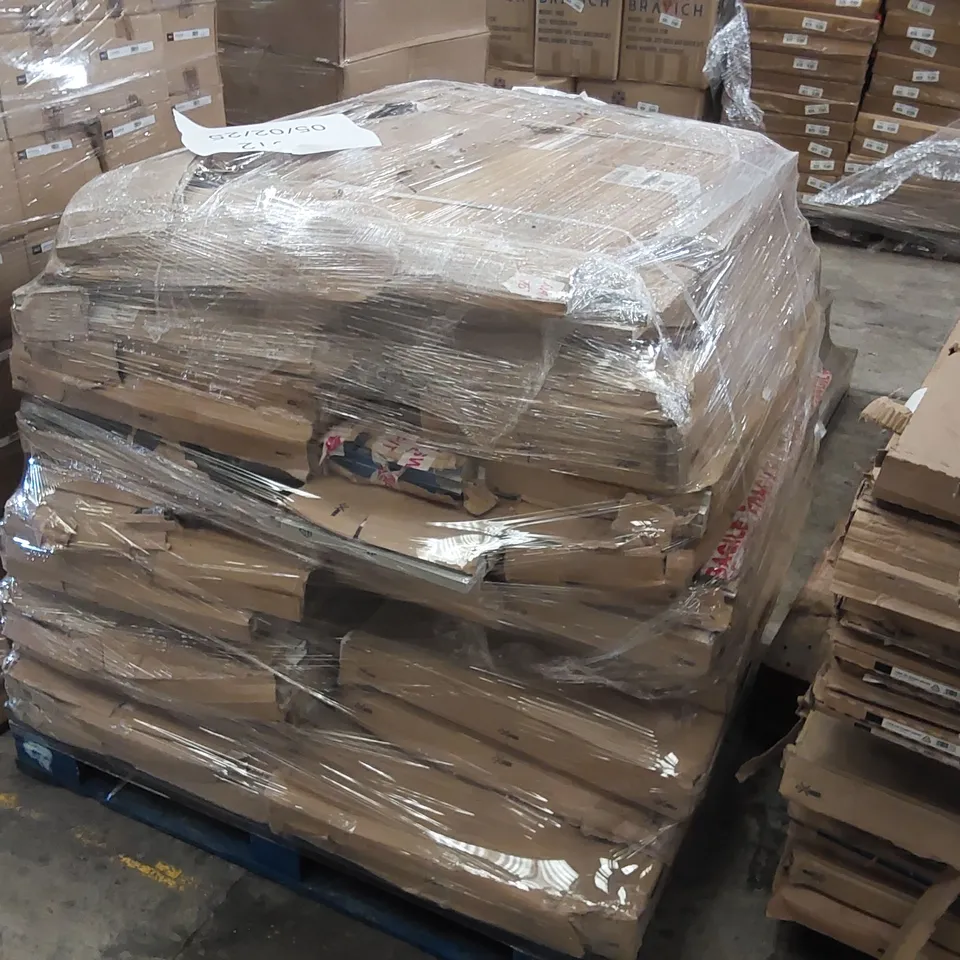 PALLET TO CONTAIN A LARGE QUANTITY OF FURNITURE PARTS/PANELS ECT