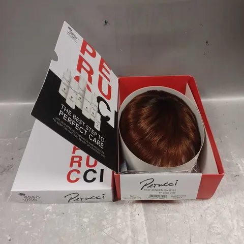 BOXED ELLEN WILLE PERUCCI SYNTHETIC WIG IN HOT CHILLI ROOT