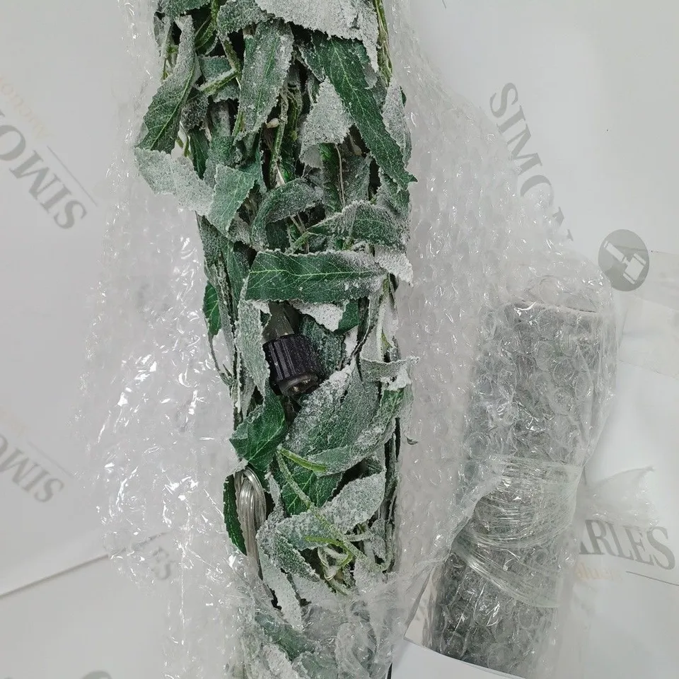 BOXED ALISON CORK 180CM PRE-LIT GREEN LEAF DETAIL INDOOR WILLOW TREE [COLLECTION ONLY]