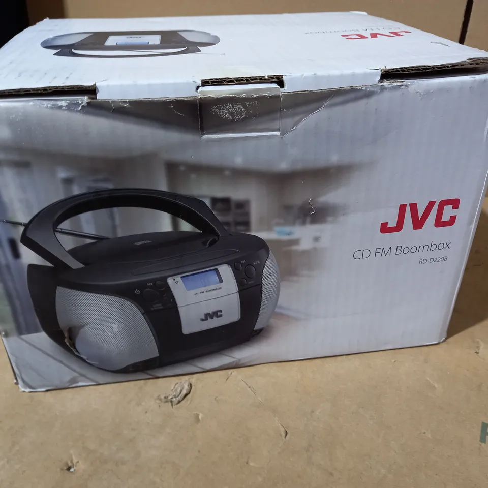 JVC CD FM BOOMBOX RD-D220B