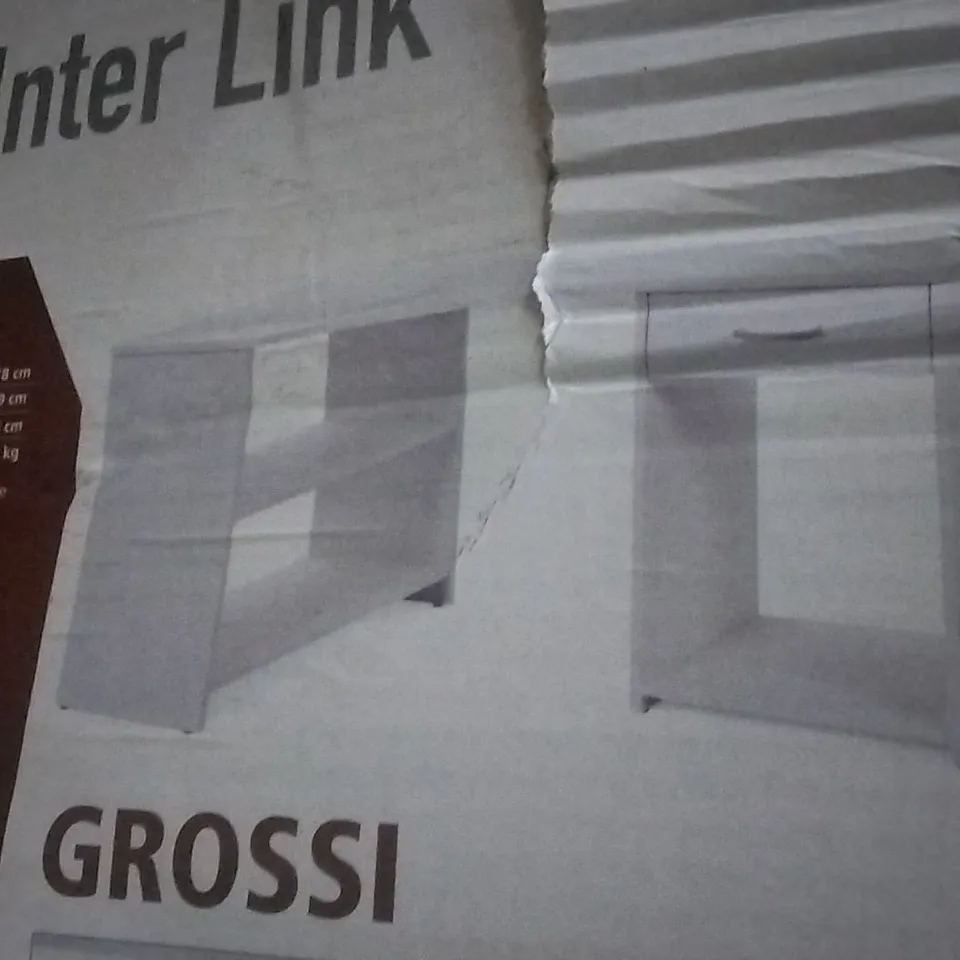 BOXED GROSSI DESK WHITE 