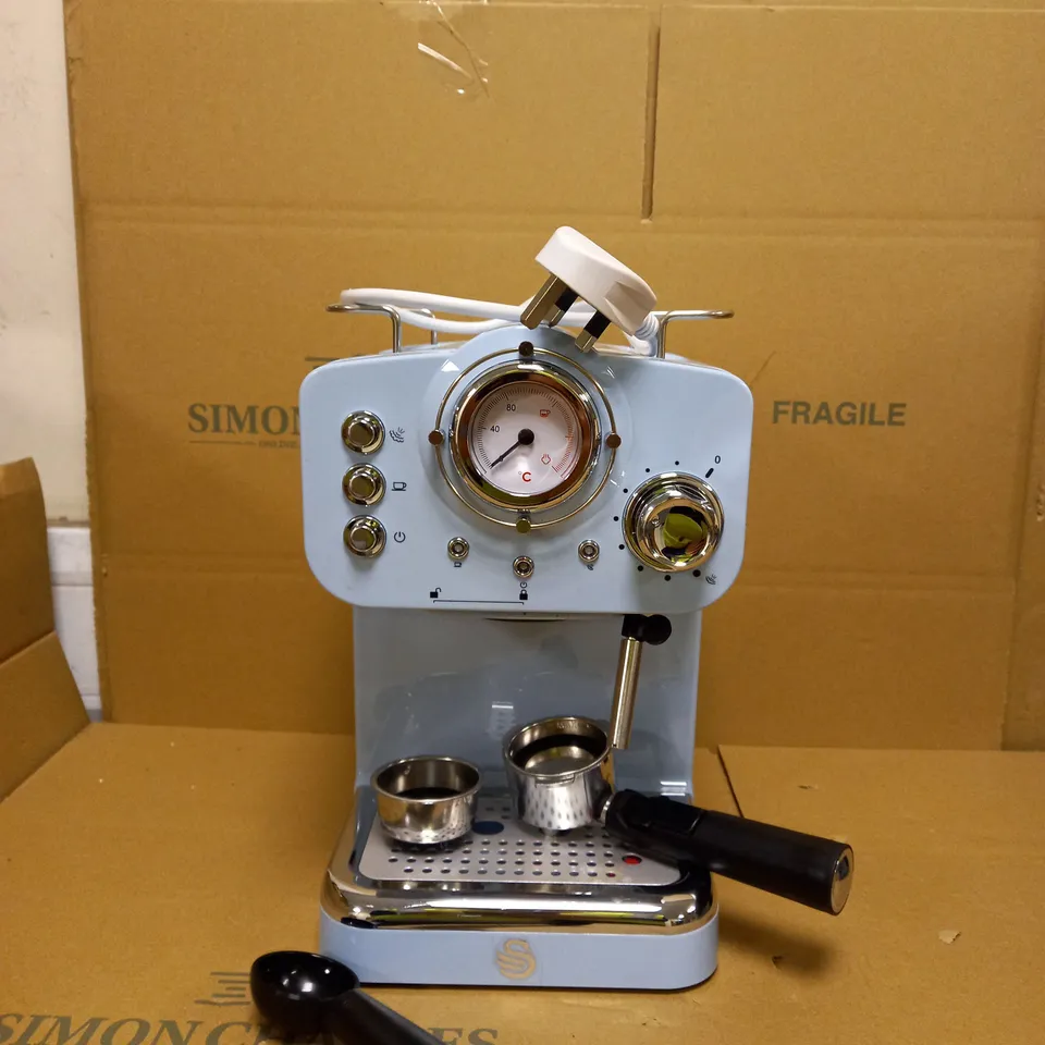 SWAN RETRO ESPRESSO COFFEE MACHINE