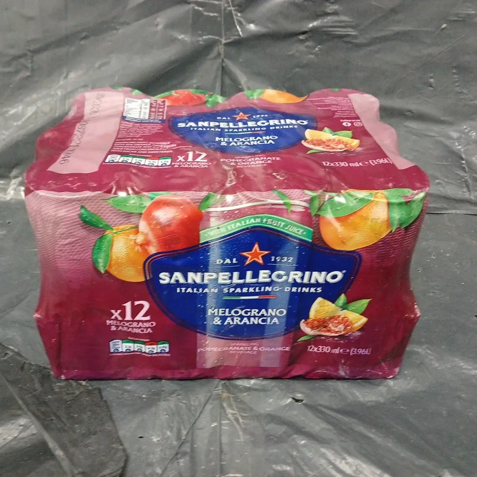 BOXED AMD SEALED SAN PELLEGRINO SPARKLING DRINK - X12 - COLLECTIONONLY 