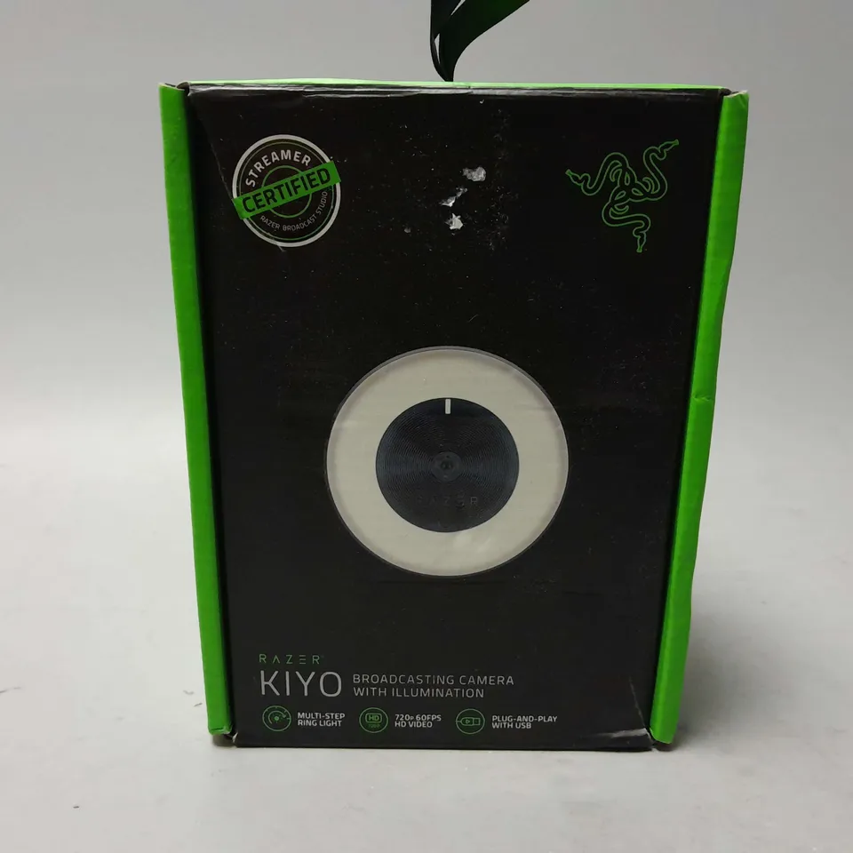 BOXED RAZER KIYO BROADCASTING CAMERA