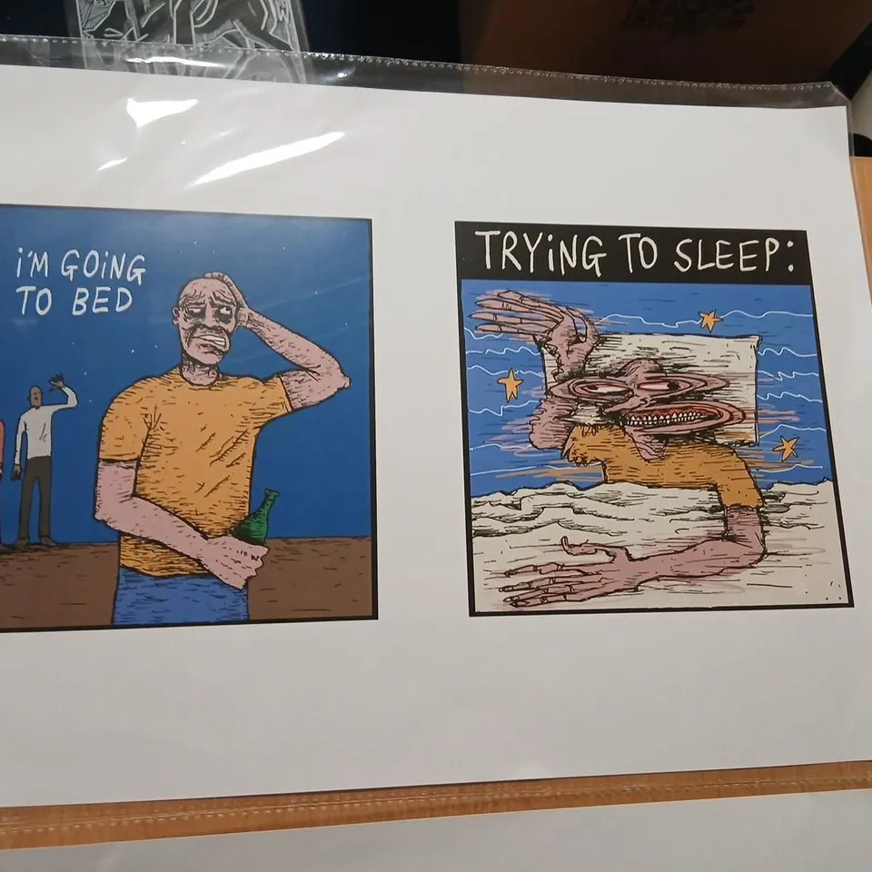 TWO ASSORTED GONE PLACE PRINTS