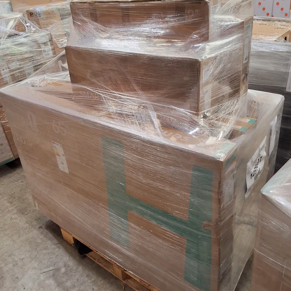 PALLET CONTAINING 12 ASSORTED DAMAGED TVS