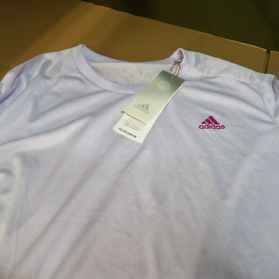 ADIDAS LILAC FITNESS LONG SLEEVE TEE - MEDIUM
