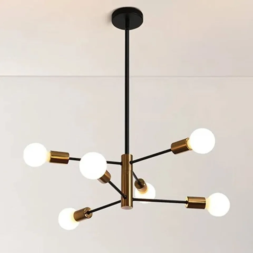 BOXED HARTSHOME 6 - LIGHT SPUTNIK CHANDELIER 