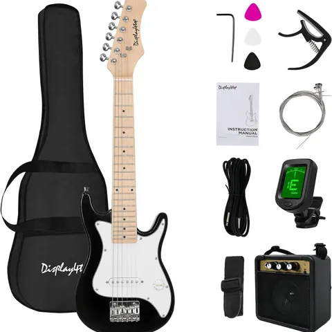 BOXED DISPLAY4TOP 1/4 SIZE ELECTRIC GUITAR - BLUE/WHITE