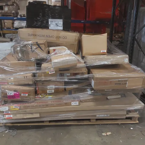 PALLET CONTAINING A VERY LARGE LARGE QUANTITY OF ASSORTED FURNITURE PARTS ECT