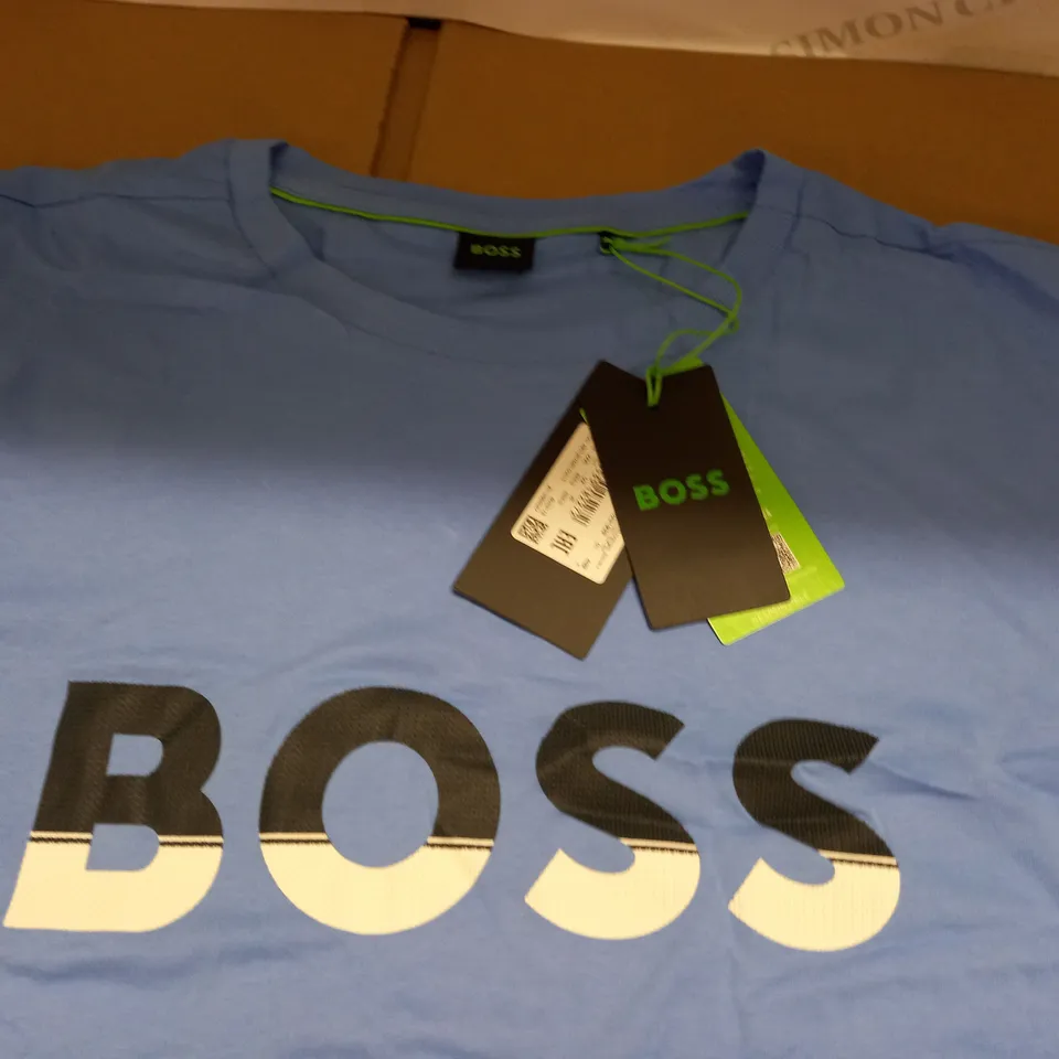 HUGO BOSS BLUE T-SHIRT - 3XL