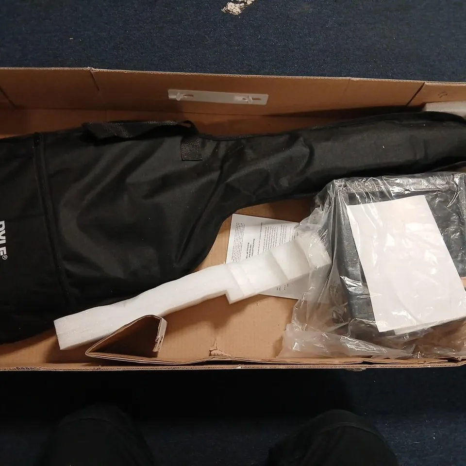 PYLE BEGINNER ELECTRIC GUITAR PACKAGE – SUNBURST WITH MINI AMPLIFIER & GIG BAG