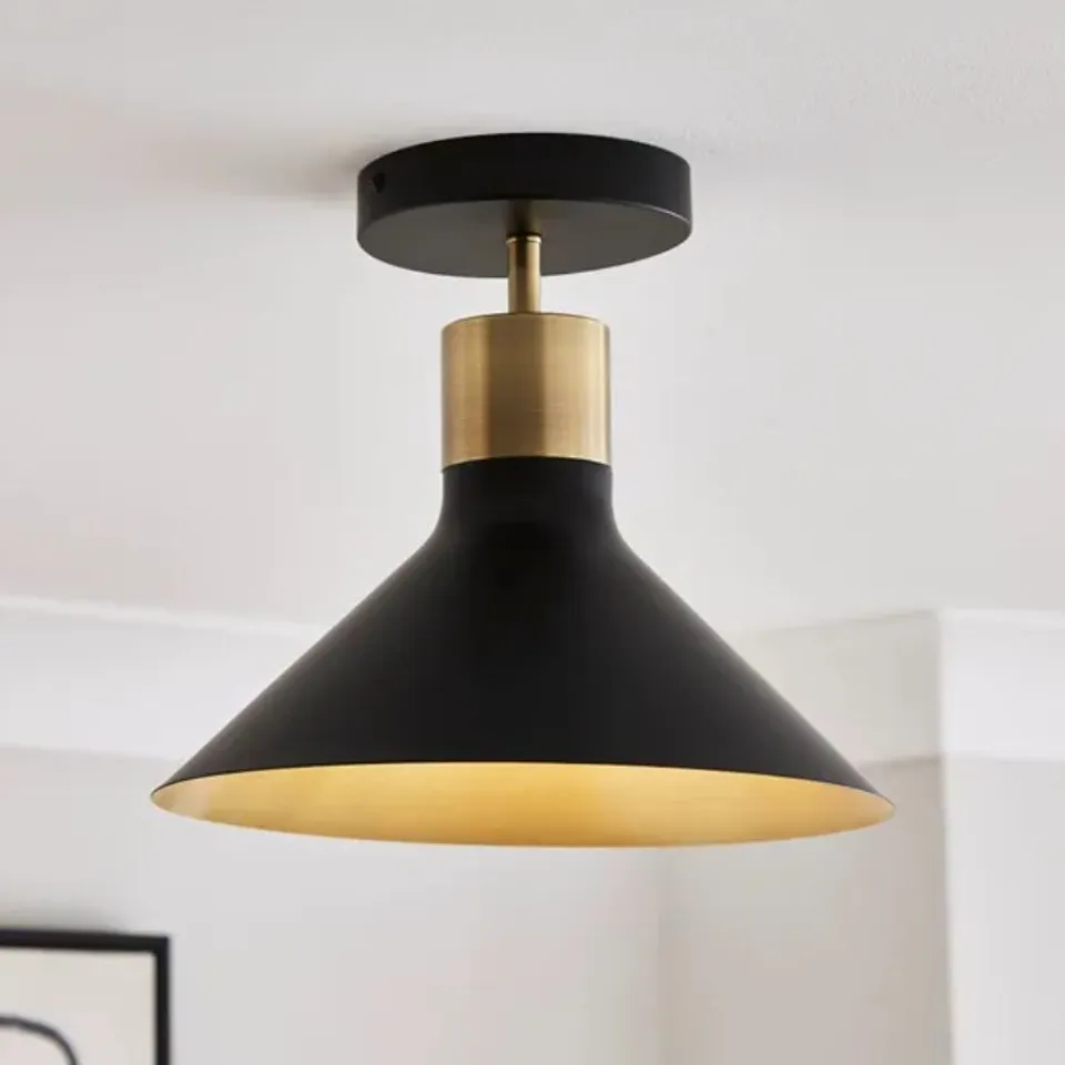 BOXED MORGAN INDUSTRIAL FLUSH CEILING LIGHT