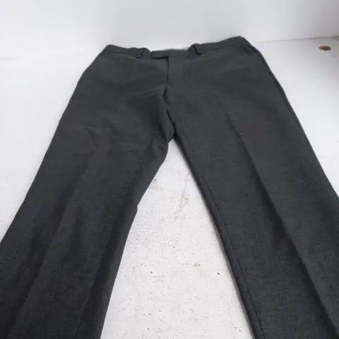 T.M. LEWIN SLIM FIT GREY TROUSERS – 32R