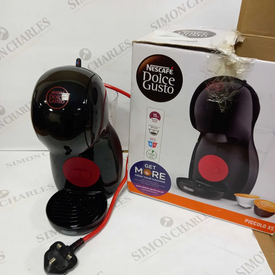 DELONGHI NESCAFÉ DOLCE GUSTO PICCOLO XS POD CAPSULE COFFEE MACHINE
