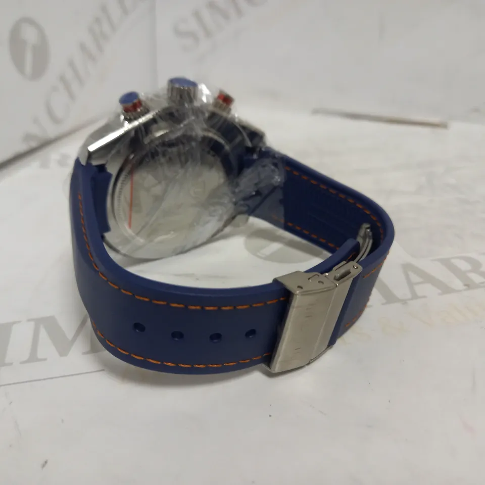 RUCKSTUHL CHRONOGRAPH STYLE RUBBER STRAP WATCH RRP £560