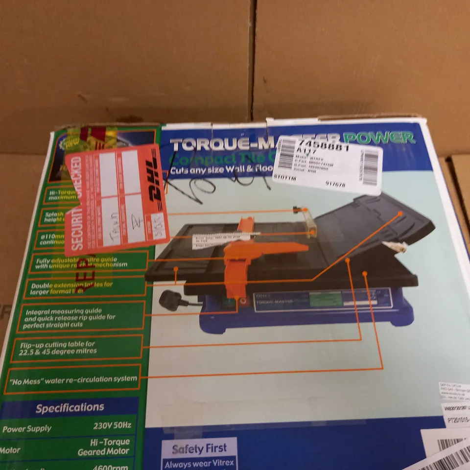 VITREX TORQUE-MASTER COMPACT TILE CUTTER